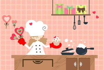 Valentine kitchen