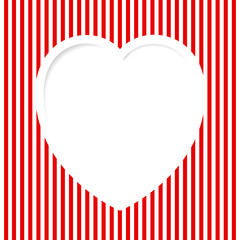 Red Striped Valentine