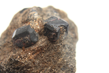 natural hesonite (garnet mineral)