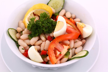 Beans Salad with Egg