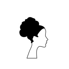 woman with a bun