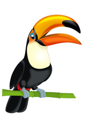 Fototapeta premium Cartoon animal - illustration for the children