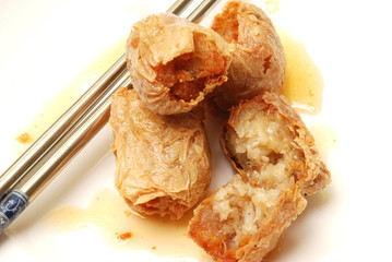 Chinese crab ball, starter before main dish