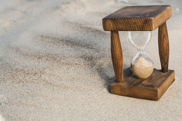 Hourglass in Sand