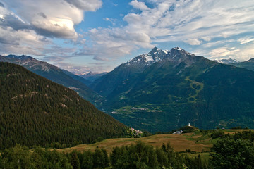 Fototapeta na wymiar Mountains, Alps, France. 