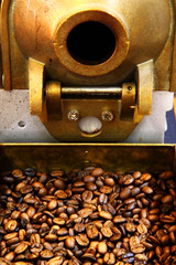 old coffee beans machine