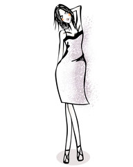 美しい女性　ポーズ