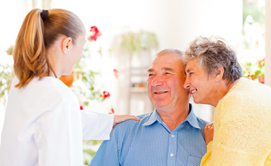 Elderly couple