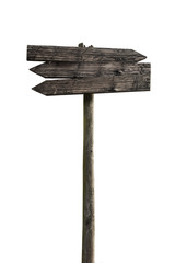 Alter Wegweiser aus Holz