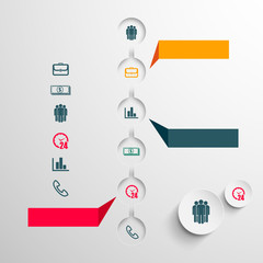 infographic elements for design. business infographic template