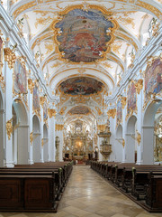 Interior of Old Chapel in Regensburg, Germany