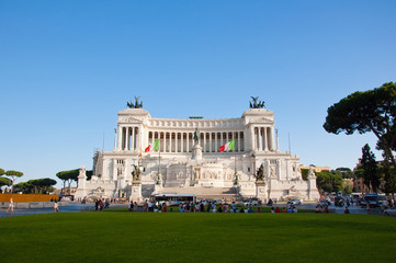 Fototapeta premium The Altare della Patria in Rome, Italy.