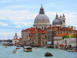 Venecia: Gran Canal y Basílica de Santa María de la Salud