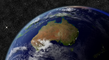 Australia from space