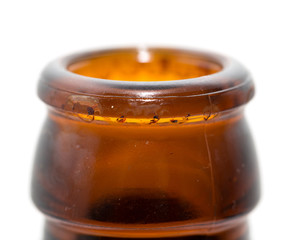 macro shot of a bottle top