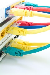 Switch router and cables