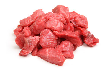 Raw Casserole Beef Diced