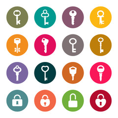 Key icon set