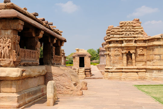 Indian ancient architeckture in Aihole