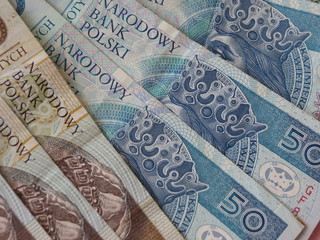 Polish zloty banknotes