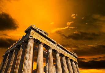 Parthenon on the Acropolis - obrazy, fototapety, plakaty