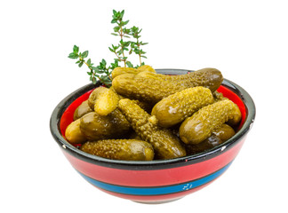 Marinated cucumbers