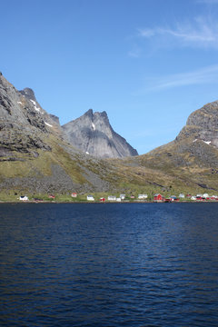 the very end of  Reinefjord