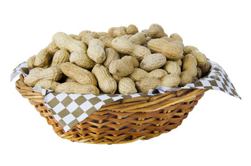 Basket of peanuts