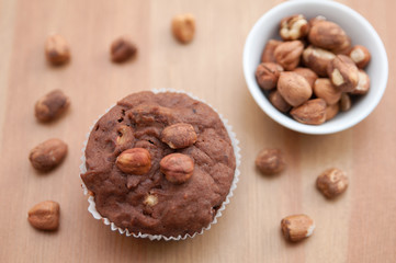 Schokoladen Nuss Muffins