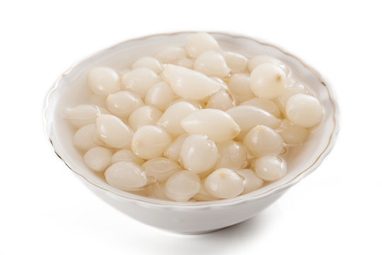 White onions in a bowl