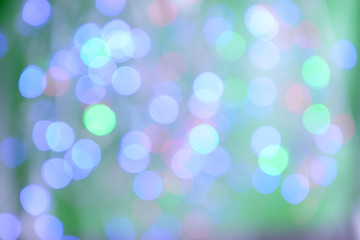 Festive background of lights