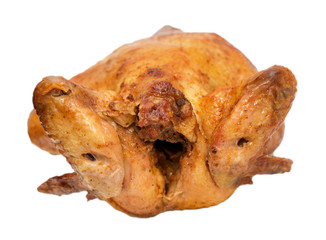 grilled chicken on a white background