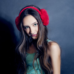 Portrait of smiling young girl.