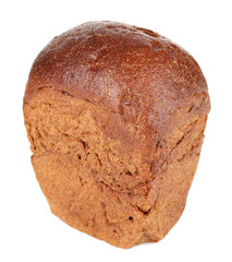Loaf of bread isolated on white