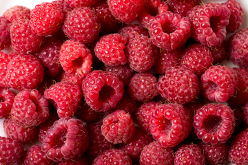 Raspberry fruit background