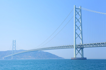 Suspension bridge in Kobe