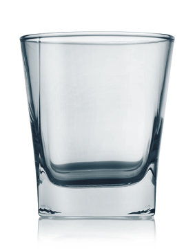 Glass with a square bottom
