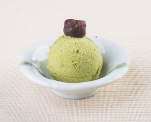 ice cream. Ice Cream Scoop on a background