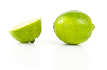 Fresh lime and slice