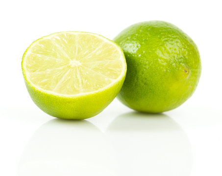 Fresh lime and slice
