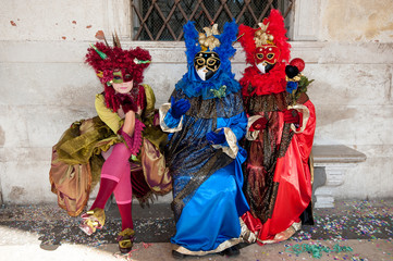 Fototapeta na wymiar maschere carnevale venezia 3346