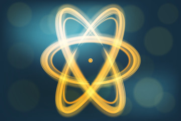 Single atom illustration
