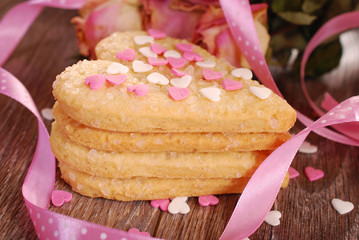 heart shaped cookies for valentine
