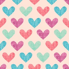 seamless heart pattern background