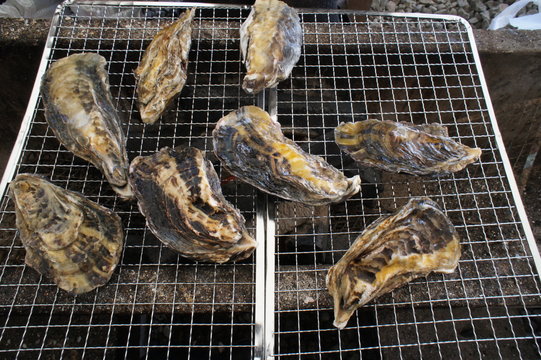 焼き牡蠣