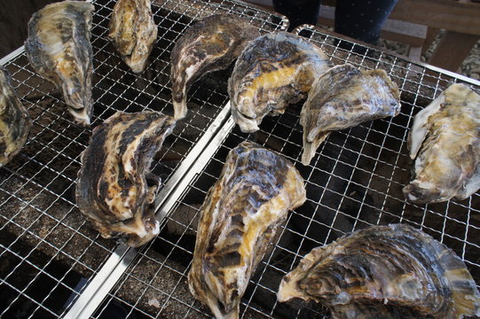 焼き牡蠣