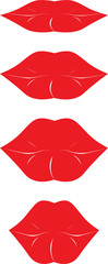 red lips collection