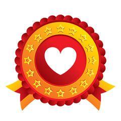 Heart sign icon. Love symbol.