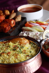 Hyderabadi Biryani - A  Popular Chicken or Mutton based  Biryani