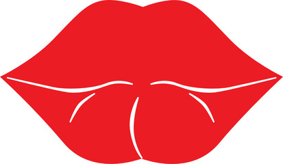 red lips